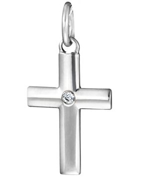 Saurum kors i vitguld SA801730000