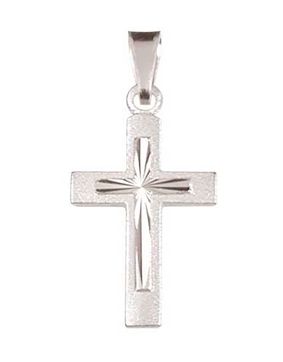 Saurum vitguld konfirmationskors 8177 00 000