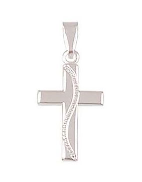 Saurum vitguld konfirmationskors 8140 00 000