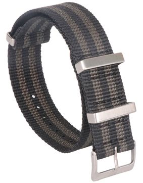 Tiera James Bond Seatbelt nato-armband