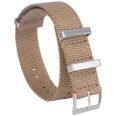 Tiera beige Seatbelt nato-armband