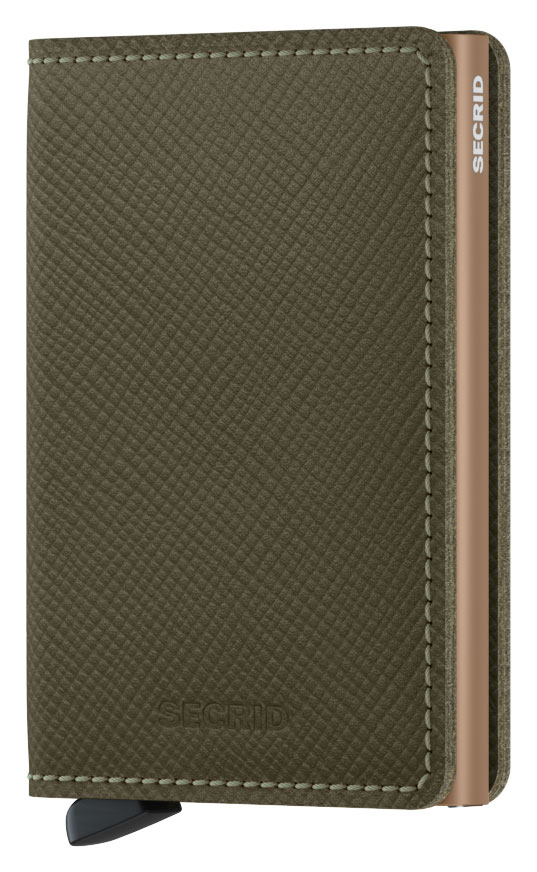 Secrid Slimwallet Saffiano Olive