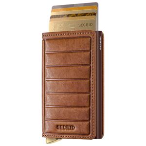 Secrid Premium Slimwallet Emboss Lines Cognac+ main product photo
