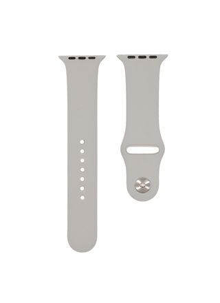 Apple Watch silikonarmband grå