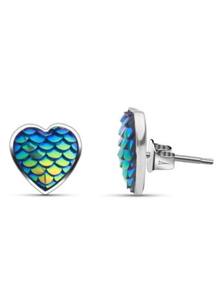 Hopeapuro mussla våg örhängen