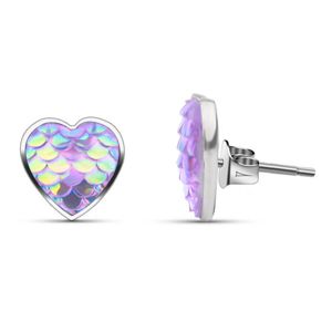 Hopeapuro mussla sjöstjärna örhängen main product photo