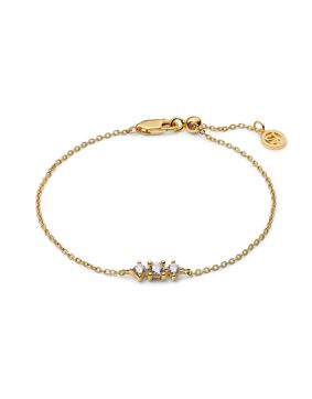 Sif Jakobs Essenza Lucente Tre guldpläterad silverarmband SJ-B2703-CZ-YG