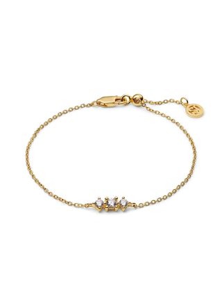 Sif Jakobs Essenza Lucente Tre guldpläterad silverarmband SJ-B2703-CZ-YG