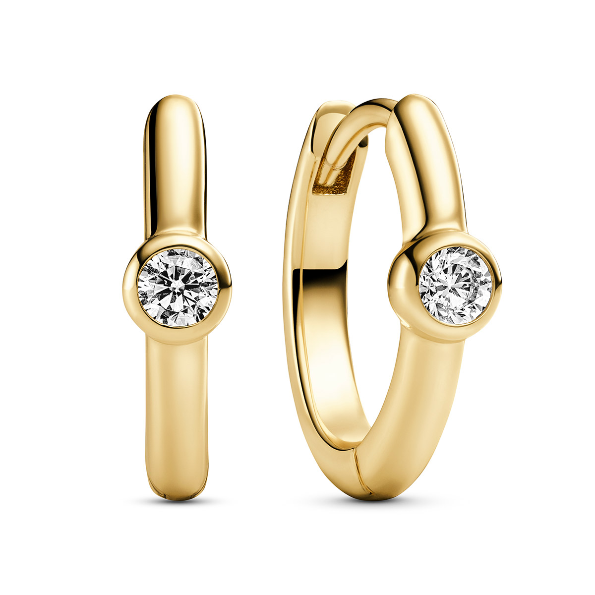 Sif Jakobs Essenza Sarzana Uno Creolo örhängen SJ-E2632-CZ-YG