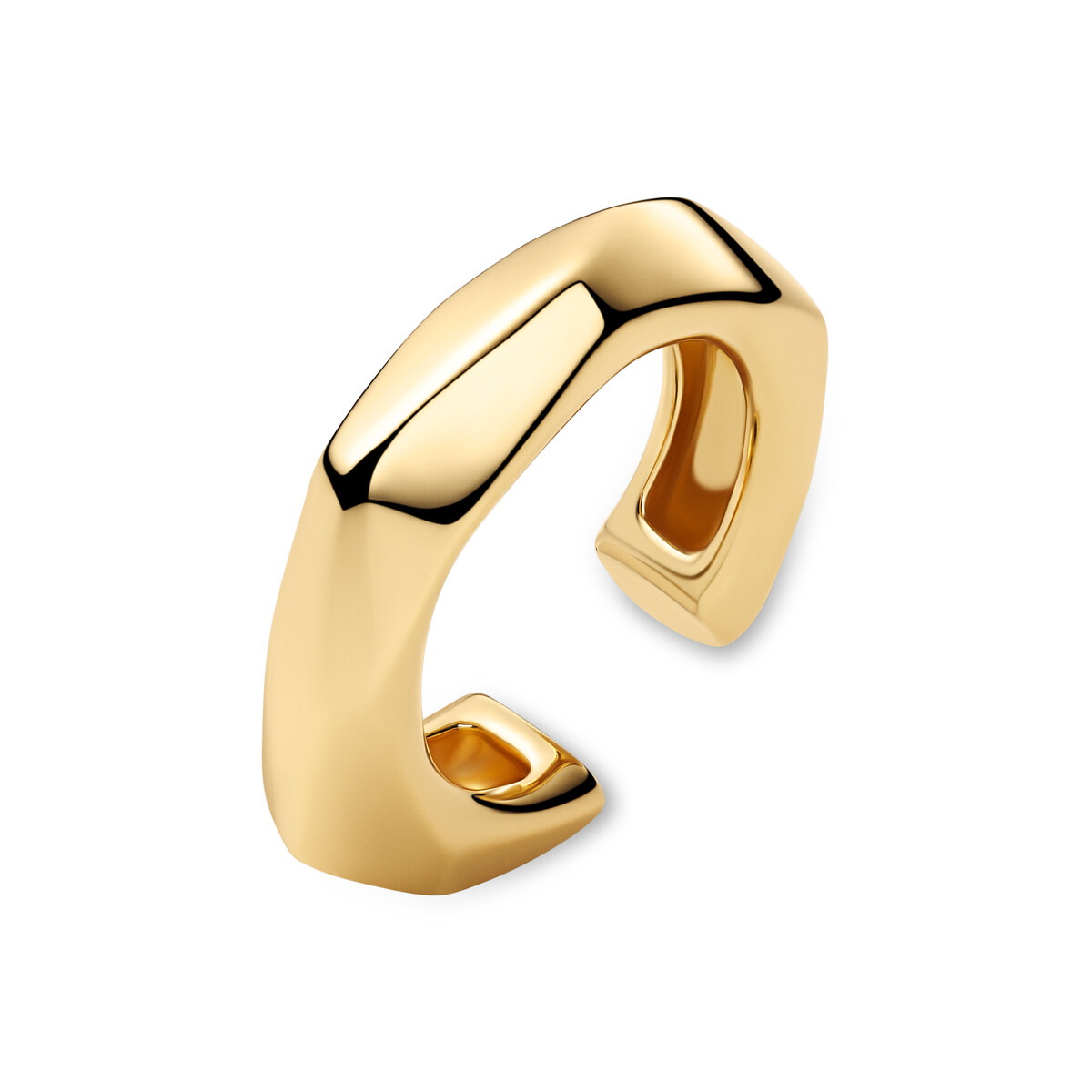 Sif Jakobs Essenza Roccia ear cuff guldpläterad silverörhänge SJ-E2726-YG