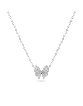 Sif Jakobs Essenza Farfalla silverhalsband SJ-N2700-CZ