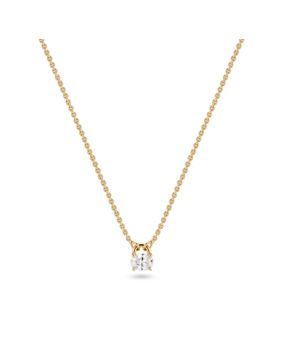 Sif Jakobs Essenza Ovale guldpläterad silverhalsband SJ-N2744-CZ-YG