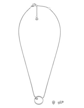 Skagen Kariana silverfärgat hjärtsmyckeset SKJB1016SET