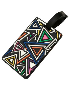Tiera bagagelapp Colorful Triangle