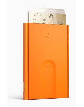 Ögon Slider Orange korthållare med RFID-skydd