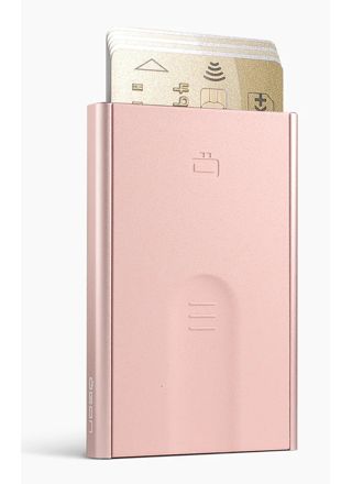 Ögon Slider Blush Pink korthållare med RFID-skydd