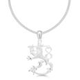 Finska lejonet silver halsband SLR-25/50cm