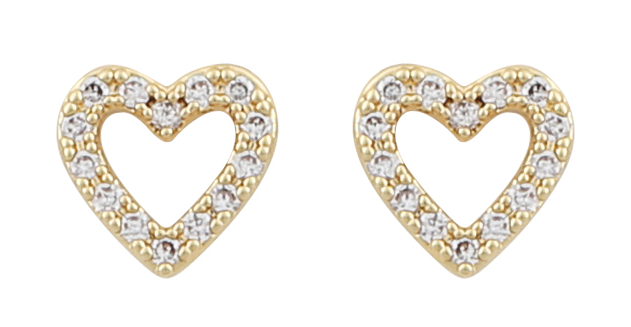 SNÖ of Sweden Valentina small örhängen g/clear 1090-5700251