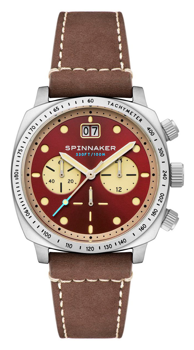 Spinnaker Hull Burnt Maroon Chronograph SP-5068-05