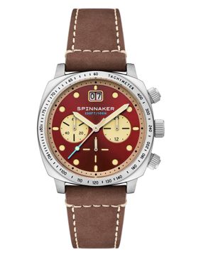 Spinnaker Hull Burnt Maroon Chronograph SP-5068-05