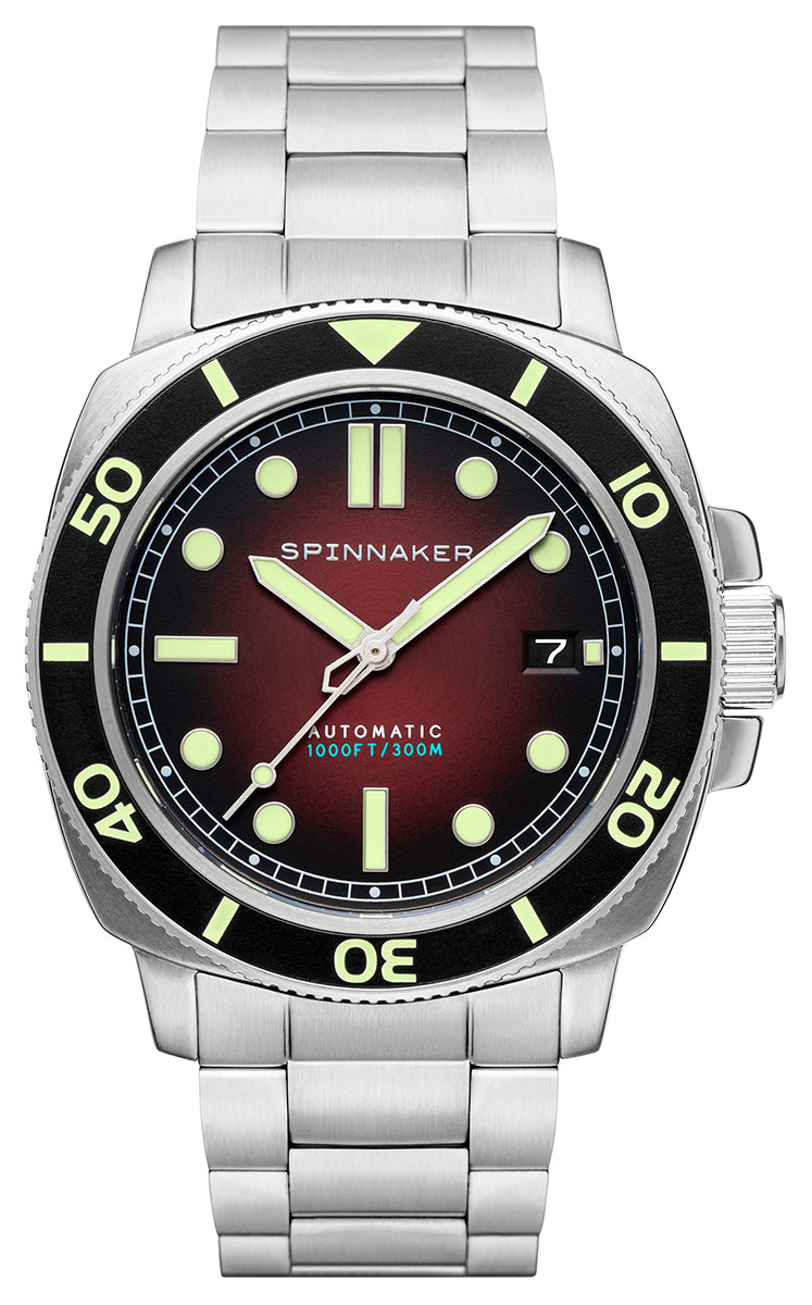 Spinnaker Hull Ombre Red Diver Automatic SP-5088-33