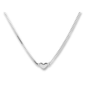 Sparv Admire silverfärgat hjärthalsband 3120201