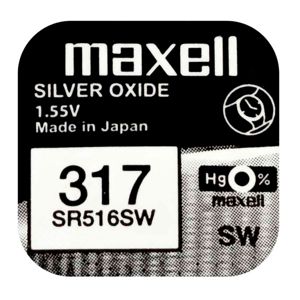 Maxell SR516SW silveroxidbatteri 317 main product photo