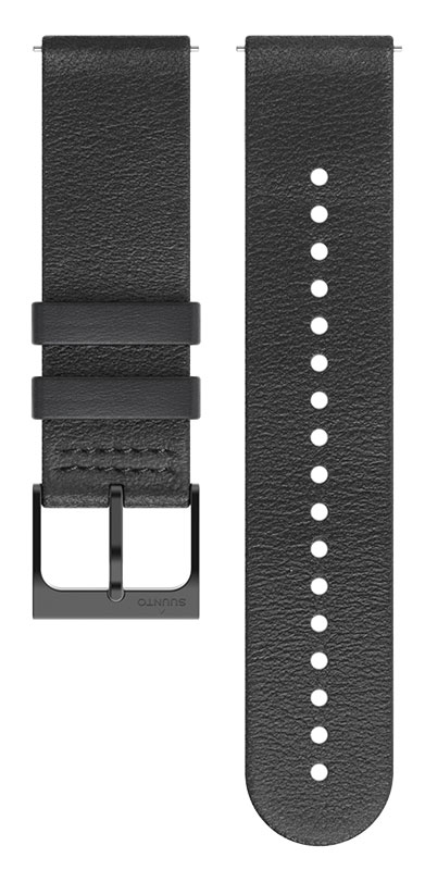 Suunto 5 Peak / 9 Peak Urban 6 All Black läderarmband 22 mm SS050693000