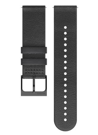 Suunto 5 Peak / 9 Peak Urban 6 All Black läderarmband 22 mm SS050693000