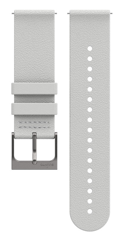 Suunto 5 Peak / 9 Peak Urban 6 Birch White läderarmband 22 mm SS050702000