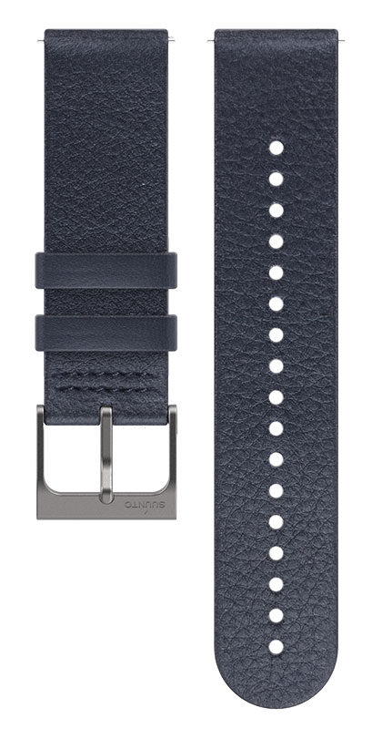Suunto 5 Peak / 9 Peak Urban 6 Granite Blue läderarmband 22 mm SS050703000