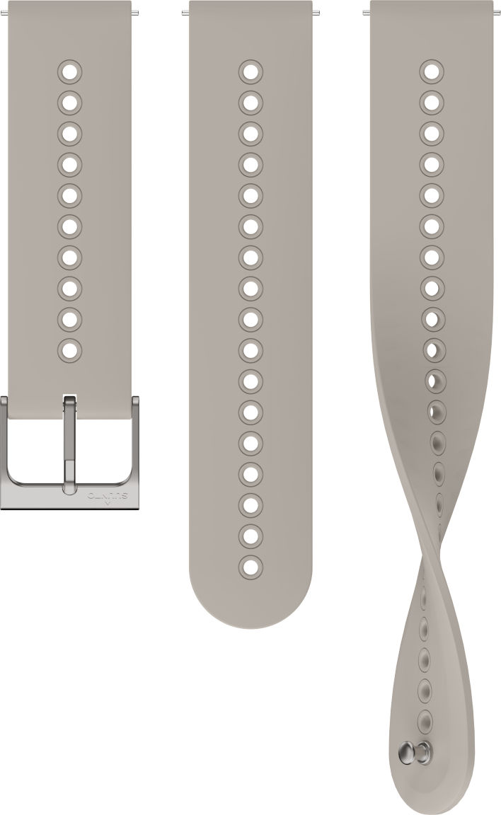 Suunto 22 mm urban 4 -silikonarmband sand gray s+m SS050848000