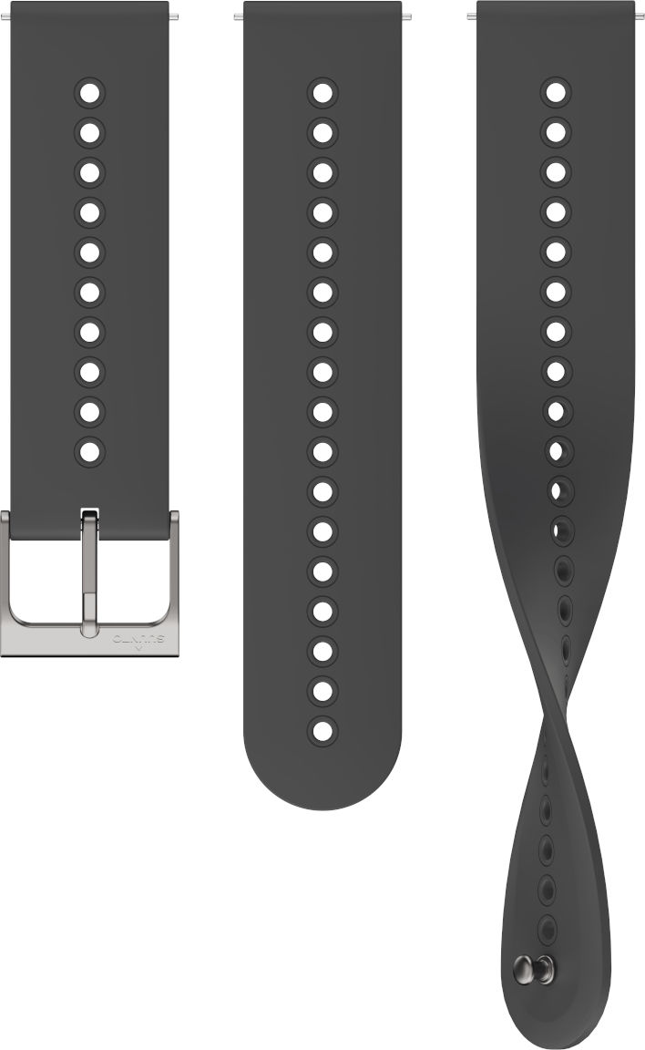 Suunto 22 mm urban 4 -silikonarmband slate gray s+m SS050849000