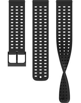 Suunto 22 mm athletic 2 -silikonarmband all black s+m SS050850000