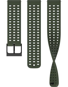 Suunto 22 mm athletic 2 -silikonarmband forest green s+m SS050851000