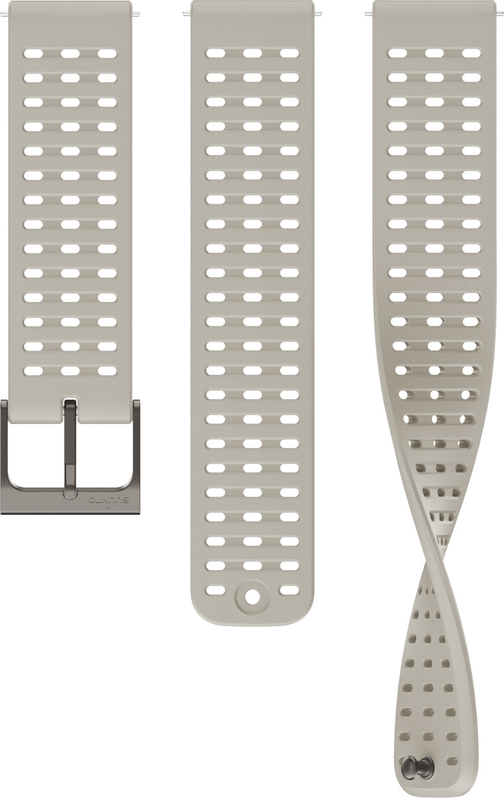 Suunto Vertical Sand Gray silikonarmband 22 mm SS050884000