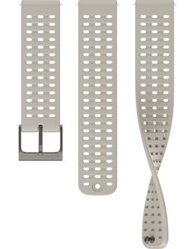 Suunto Vertical Sand Gray silikonarmband 22 mm SS050884000