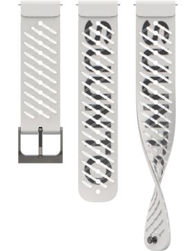 Suunto silikonarmband Athletic 5 Pearl White 22 mm