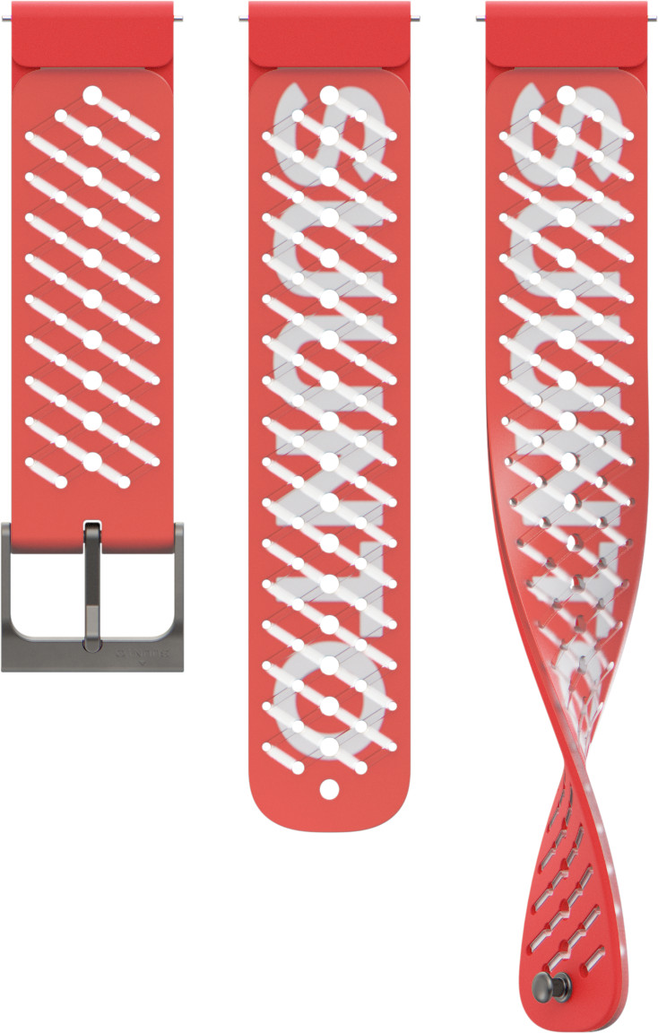 Suunto silikonarmband Athletic 5 Lava Red 22 mm