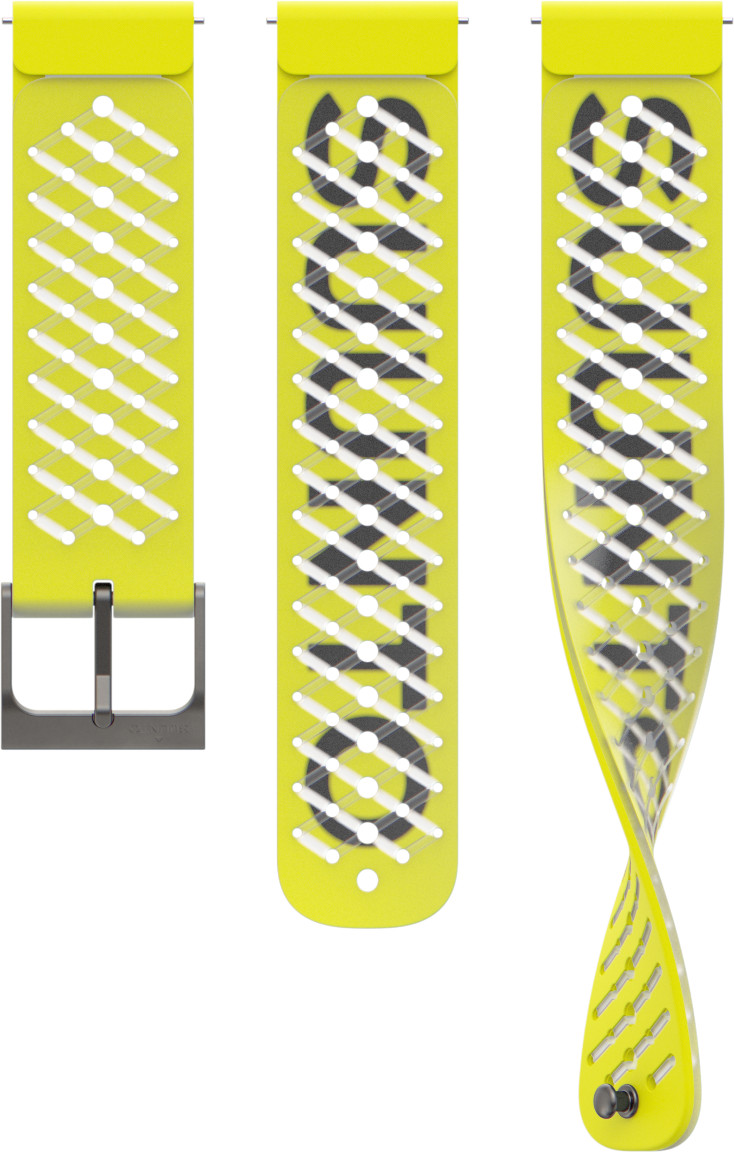 Suunto silikonarmband Athletic 5 Lemon Yellow 22 mm