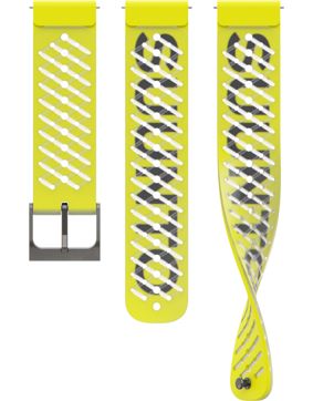 Suunto silikonarmband Athletic 5 Lemon Yellow 22 mm