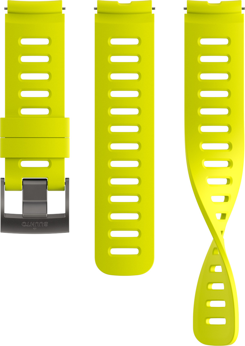 Suunto Ocean silikonarmband 22 mm Lemon Yellow S+M