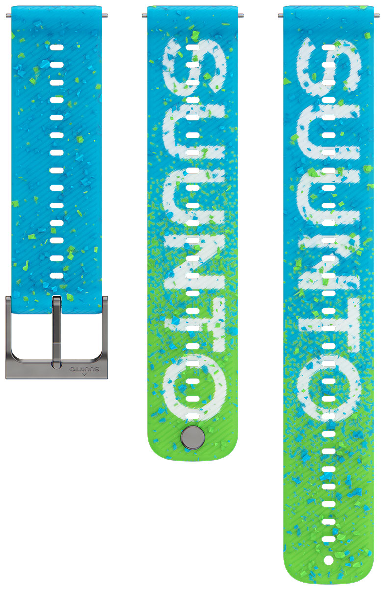 Suunto Athletic 6 silikonarmband 22 mm Power Blue S+M