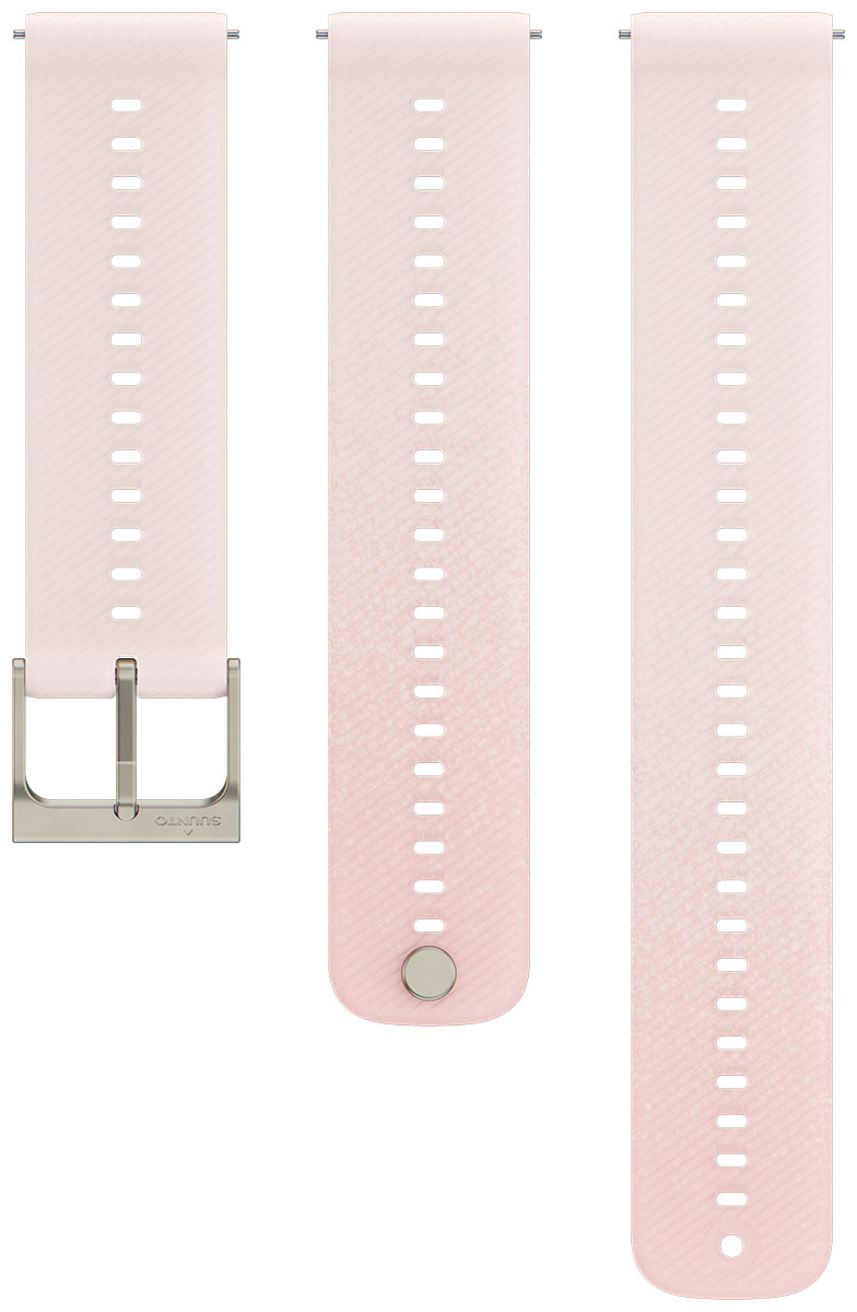 Suunto Athletic 6 silikonarmband 22 mm Powder Pink S+M