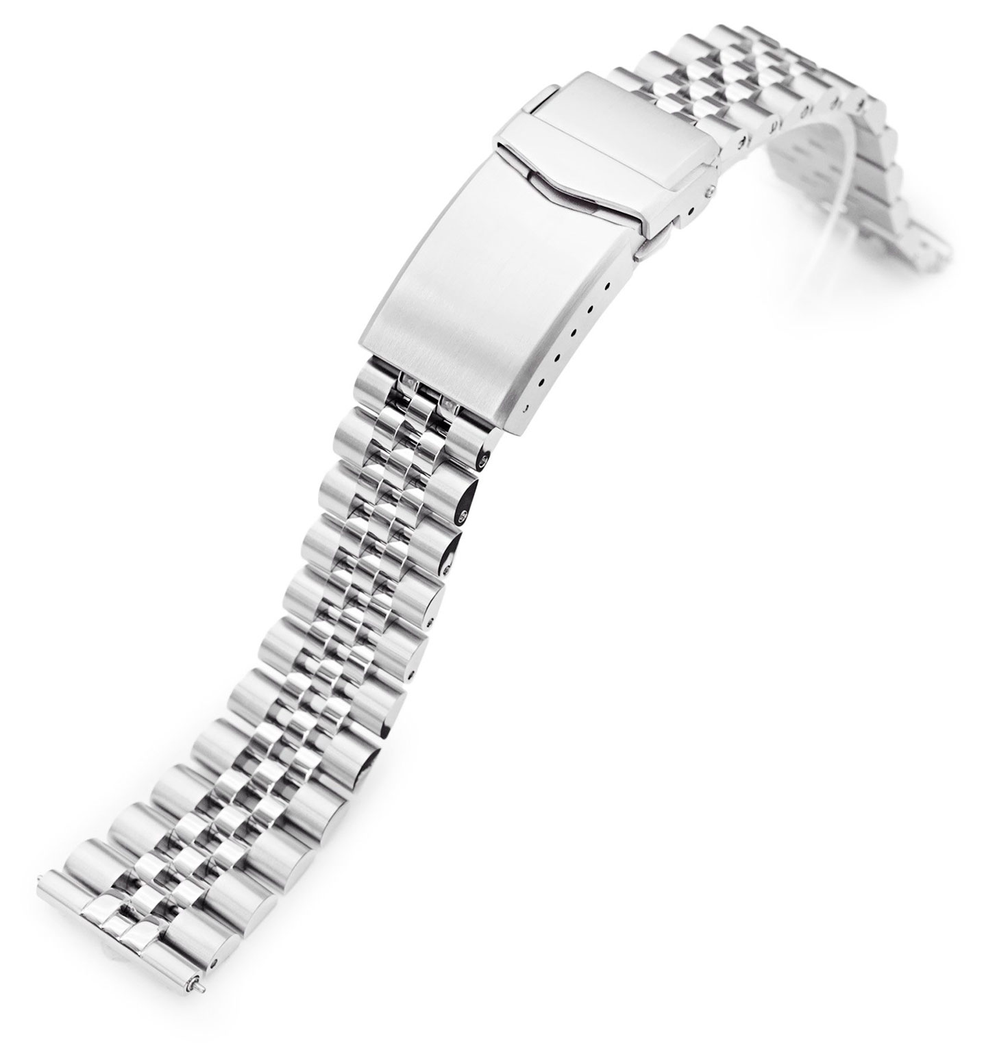 ﻿MiLTAT Super-JUB II Straight End stålarmband 18 mm SS181620B130S