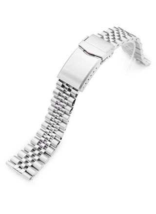 MiLTAT Super-JUB II Straight End stålarmband 18 mm SS181620B130S