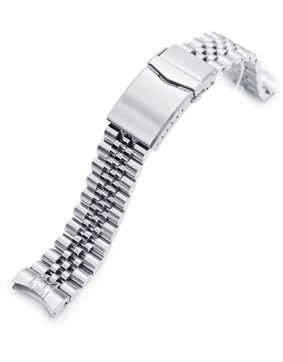 MiLTAT Super-J Louis stålarmband för Seiko Baby Marinemaster MM200 SS201820B110