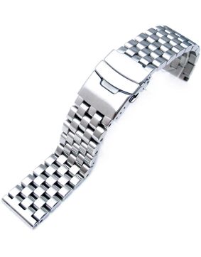 MiLTAT Brushed Super Engineer 22mm Straight End stålarmband SS222203B009