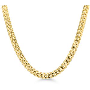 Ace of Spades IP-guldpläterad pansarhalskedja Miami Cuban 8 mm SSN-8405-8GP main product photo