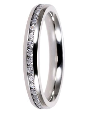 Bosie alliansring med zirconia stenar ST3453-3ST